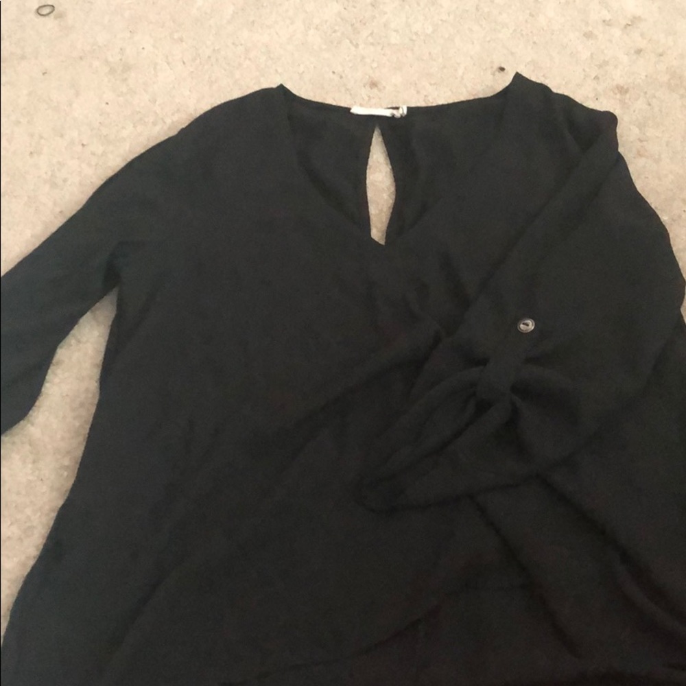 Open In The Back Blouse